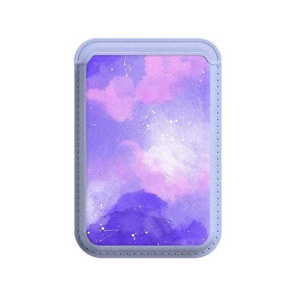Violette Astral - Porte Cartes En Cuir