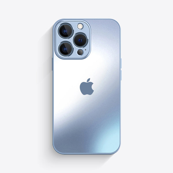 Bleu Pic Lointain - Coque iPhone