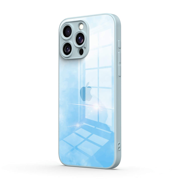 Bleu Aquarelle - Coque iPhone