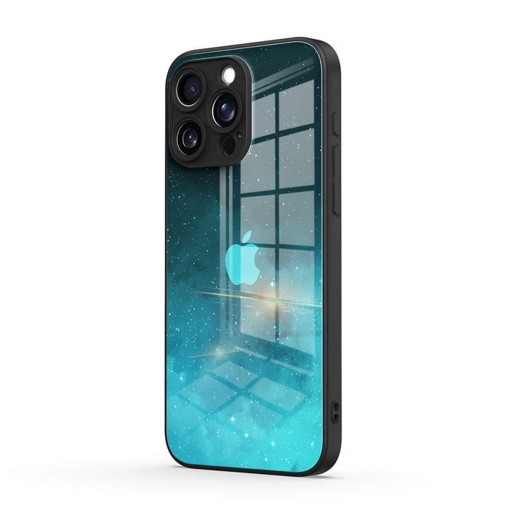 Étoile Fluorescente Bleue - Coque iPhone