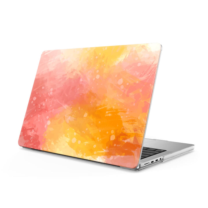 Algue Rouge Orangé - Coque MacBook