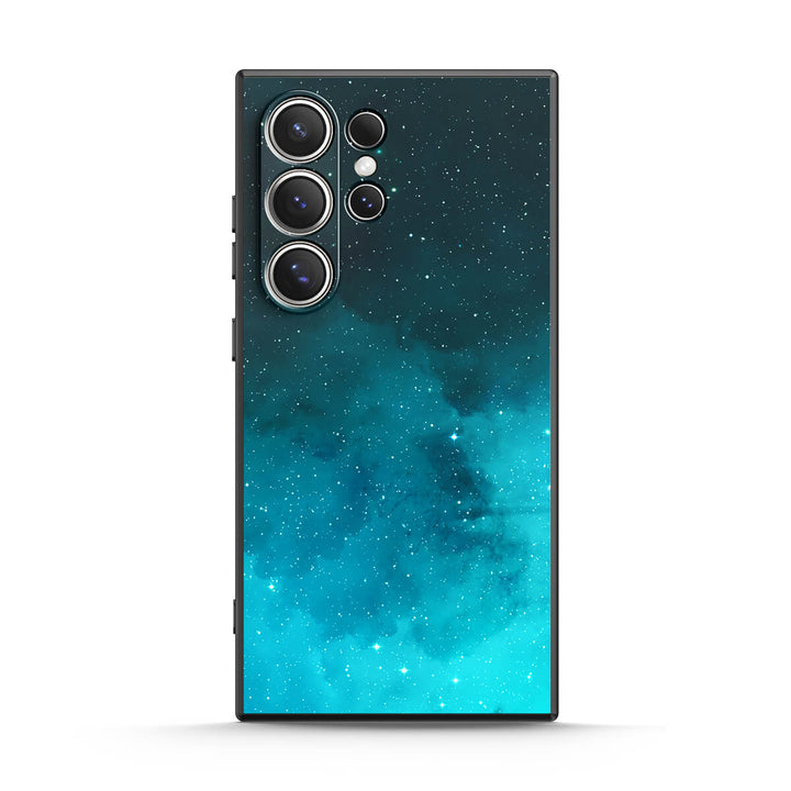 Étoile Fluorescente Bleue - Coque Samsung