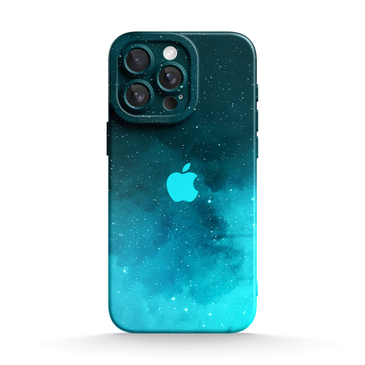 Étoile Fluorescente Bleue - Coque iPhone