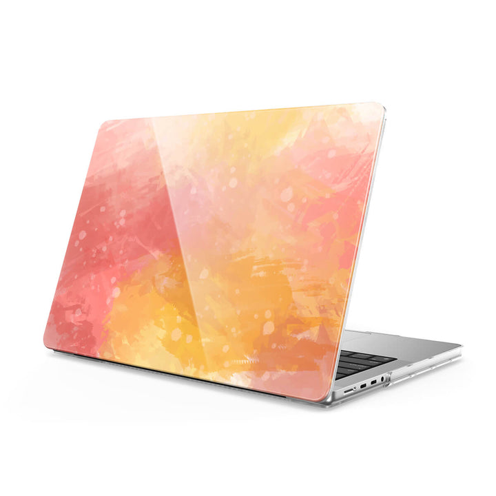 Algue Rouge Orangé - Coque MacBook