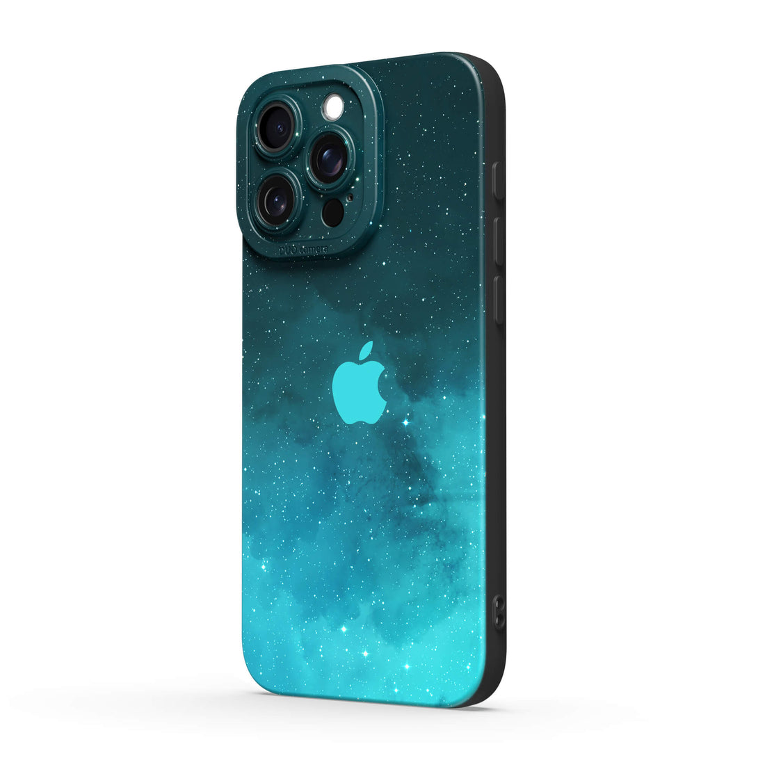 Fluorescent Star Blue - iPhone Case