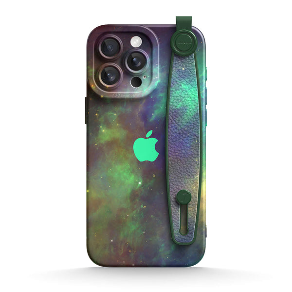 Turquoise Nebula - iPhone Wrist Strap Case