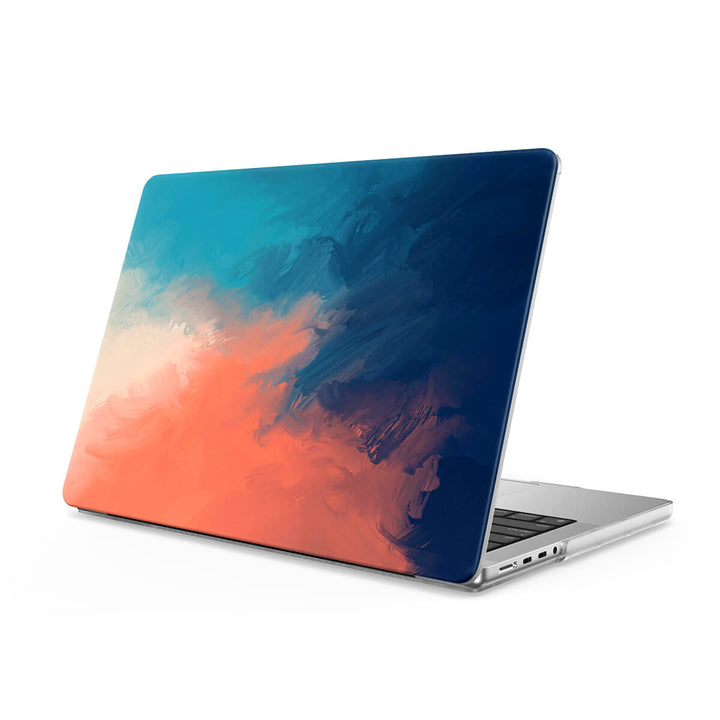 Bleu Orange - Coque MacBook