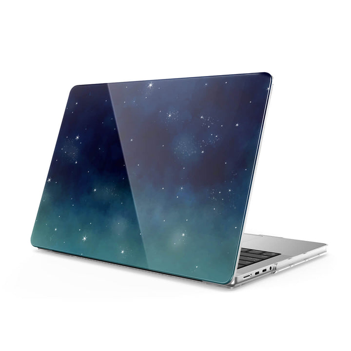 Star Blue Green - Macbook Case