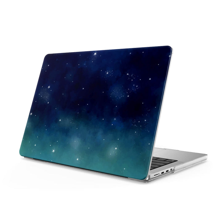 Star Blue Green - Macbook Case