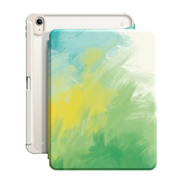 Herbe Au Vent - Coque iPad Snap 360° Support Résistant Aux Chocs