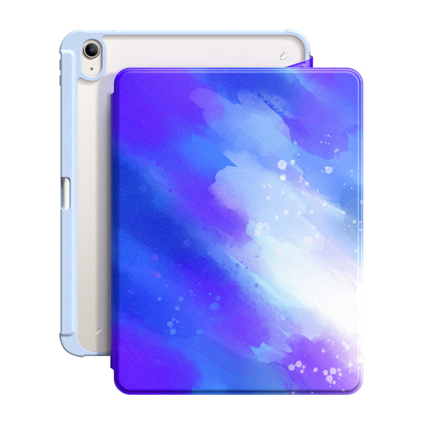 Bleu Gelé - Coque iPad Snap 360° Support Résistant Aux Chocs