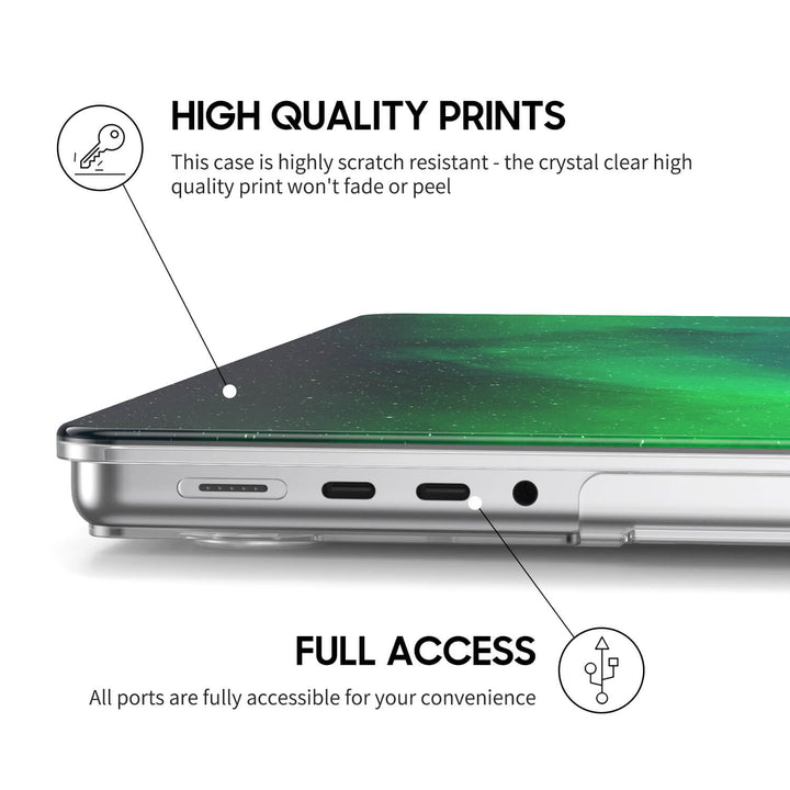 Polar-Green To Yellow - Macbook Case