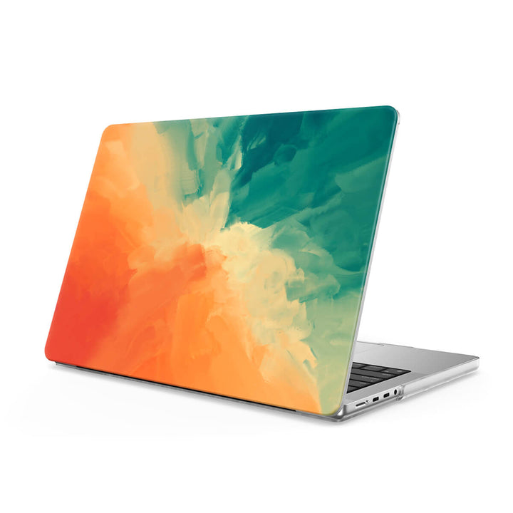 Orange Verte - Coque MacBook