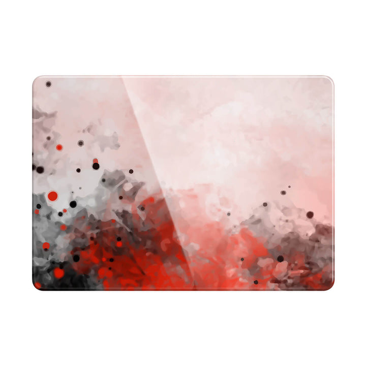 Encre Splash Rouge - Coque MacBook