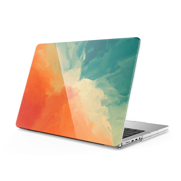 Orange Verte - Coque MacBook