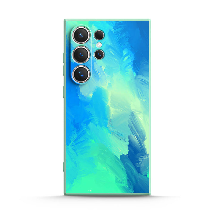 Bleu Turquoise - Coque Samsung