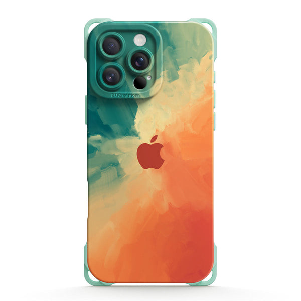 Orange Green - iPhone Ultra Impact Resistant Protective Case