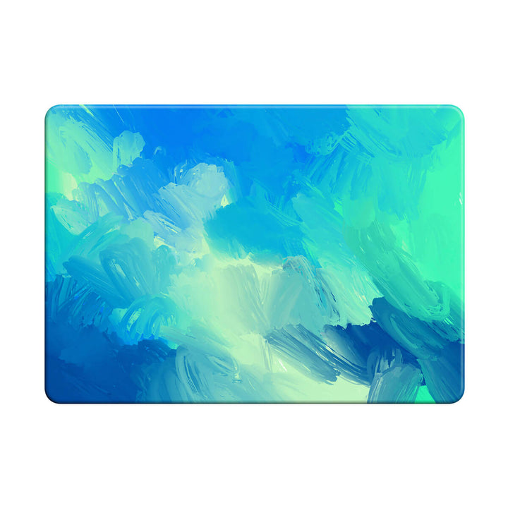 Bleu Turquoise - Coque MacBook