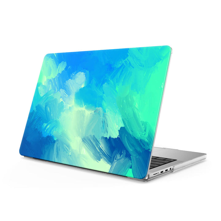 Bleu Turquoise - Coque MacBook