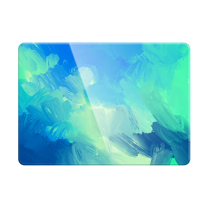 Bleu Turquoise - Coque MacBook