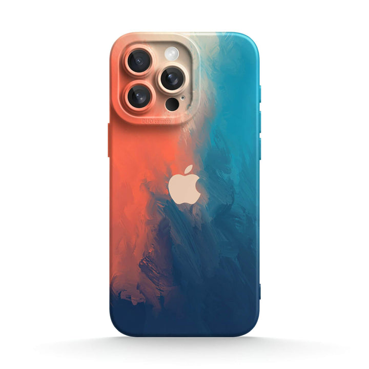 Bleu Orange - Coque iPhone