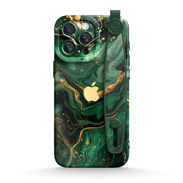 Gilded Green - iPhone Wrist Strap Case