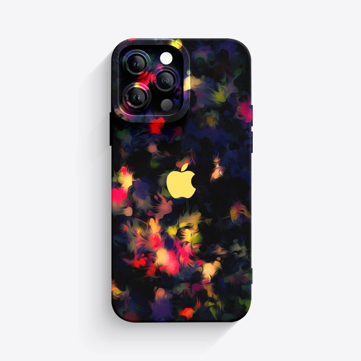 Fleurs Au Clair De Lune - Coque iPhone