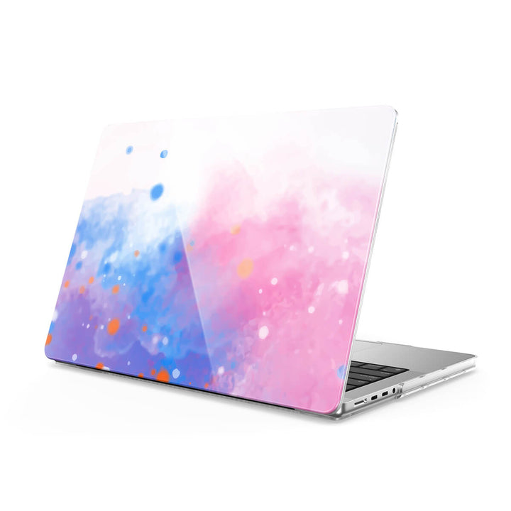 Violet Bleu Rose Pâle - Coque MacBook