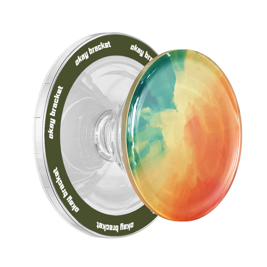 Orange Green - AirBag Grip For MagSafe