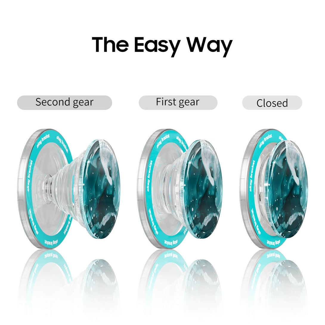 Ice Flower Jade - AirBag Grip For MagSafe