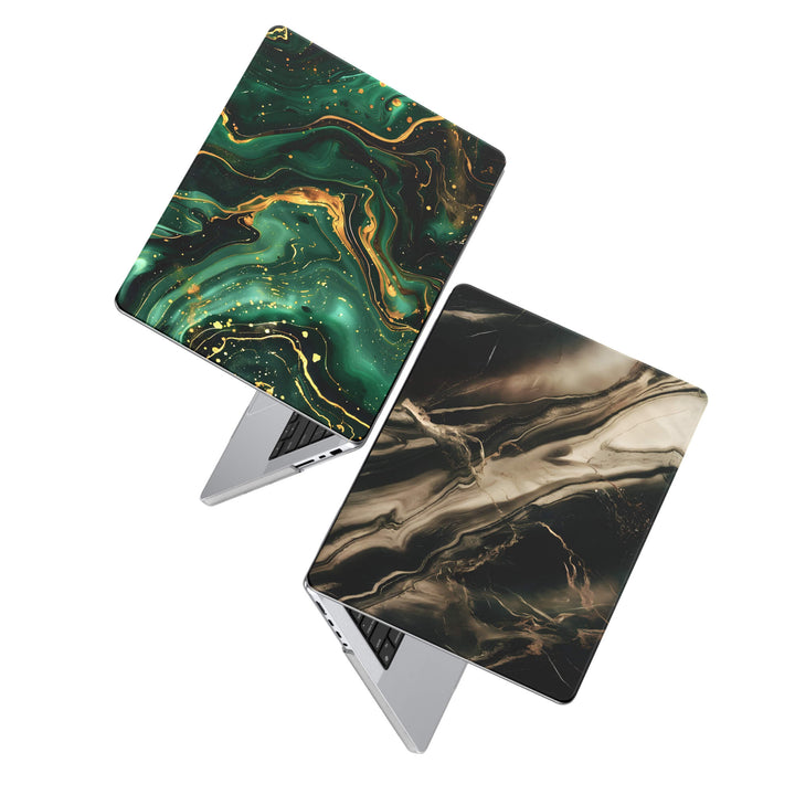 Broken Agate Green - Macbook Case