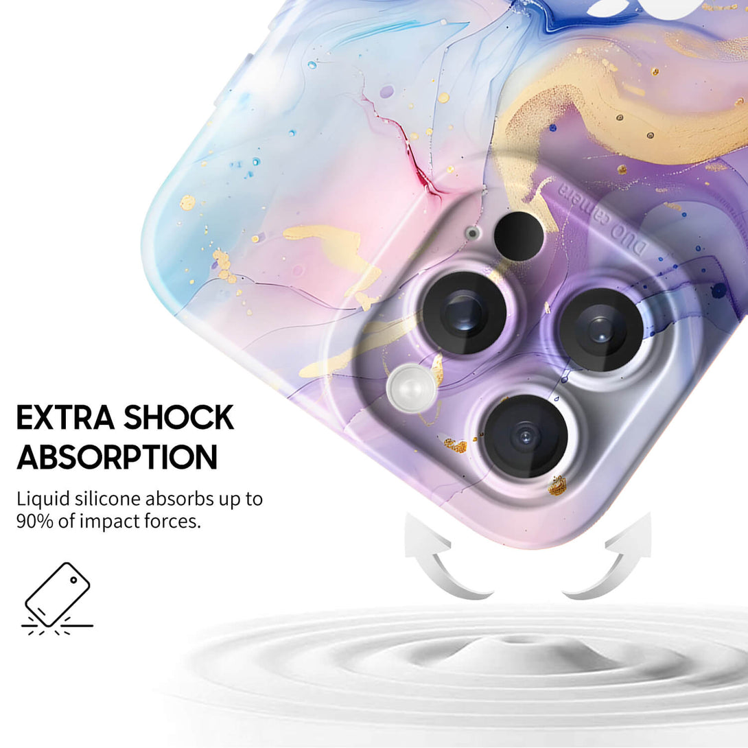 Ice Crack Blue - iPhone Case