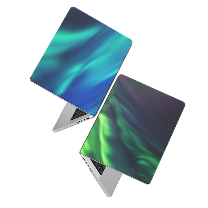 Étoile Fluorescente Bleue - Coque MacBook