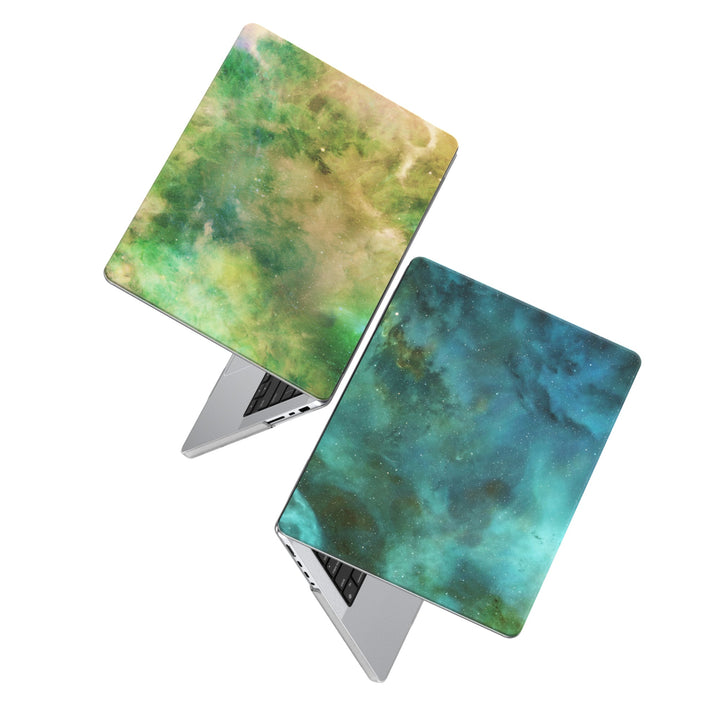 Yellow-Green Nebula - Macbook Case