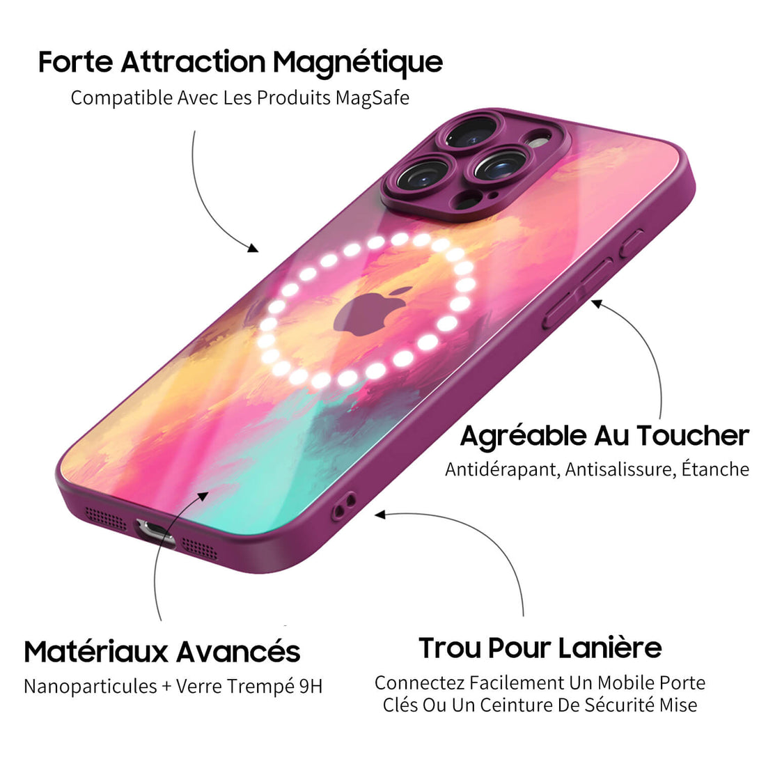 Bleu Noir - Coque iPhone