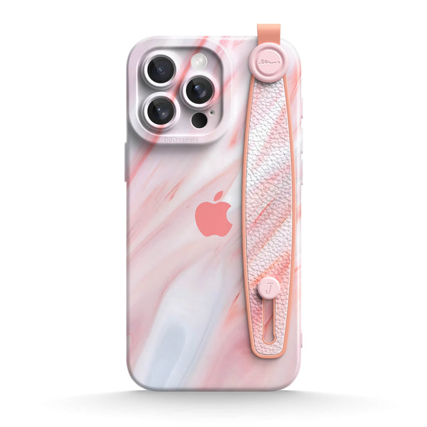 Pink Jade - iPhone Wrist Strap Case