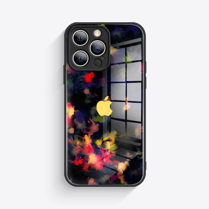 Fleurs Au Clair De Lune - Coque iPhone