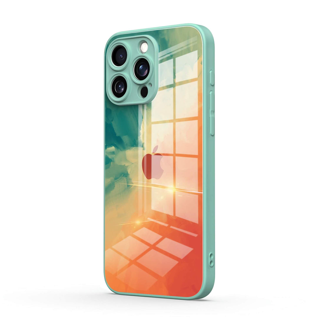Orange Green - iPhone Case