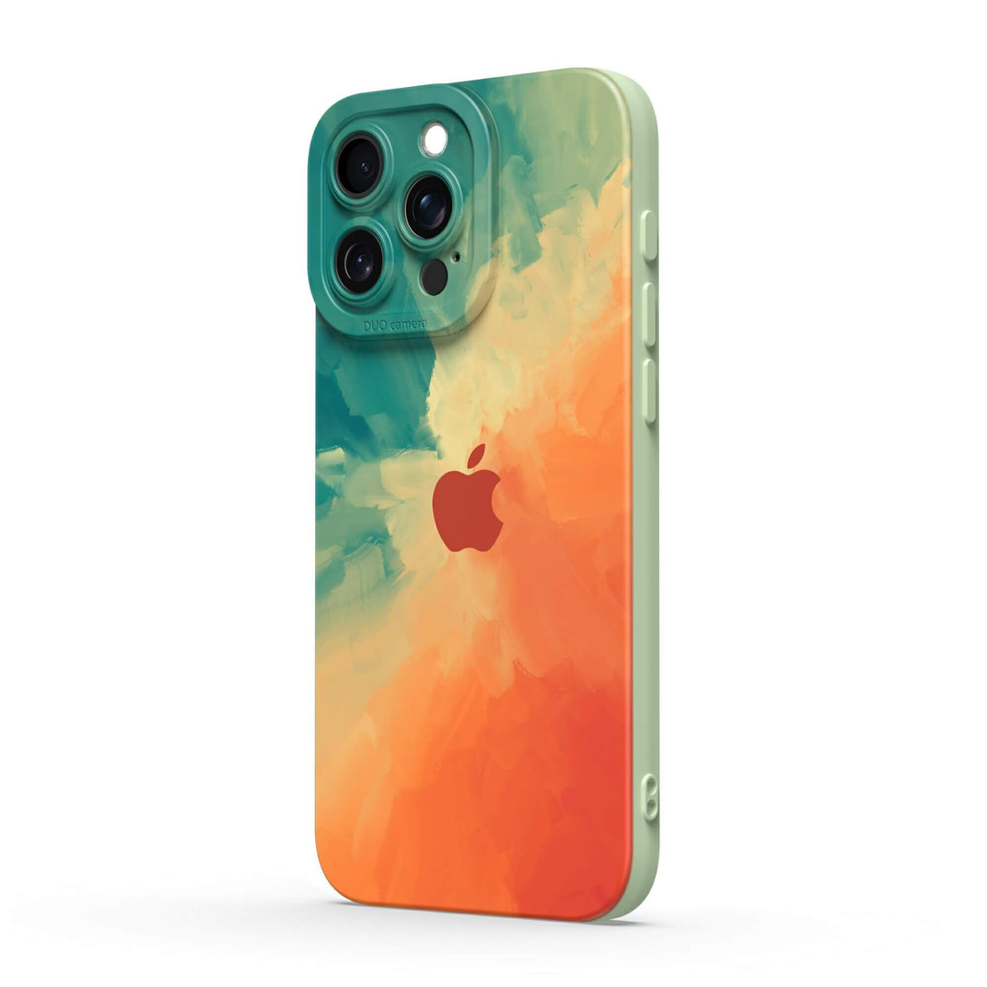 Orange Green - iPhone Case