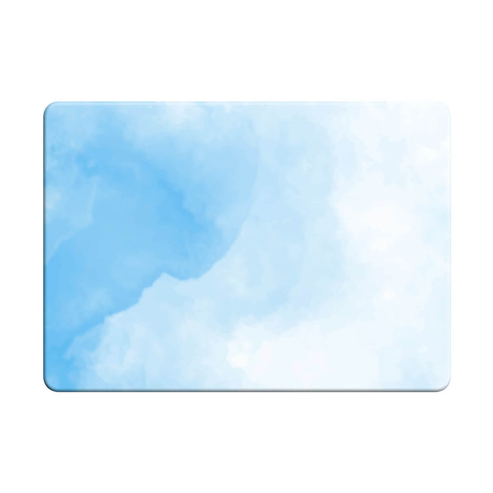 Bleu Aquarelle - Coque MacBook