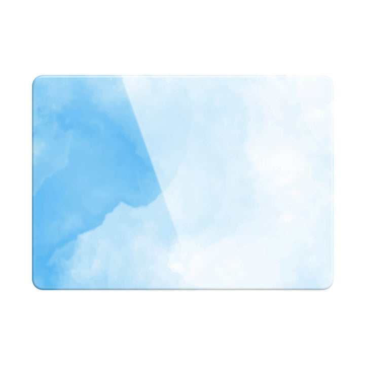 Bleu Aquarelle - Coque MacBook