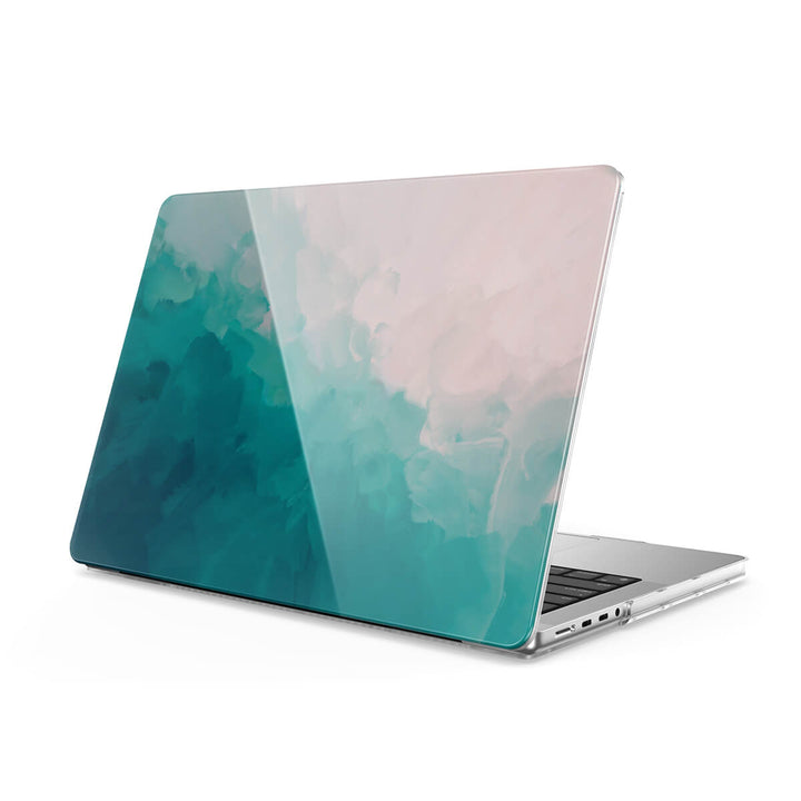 Green White - Macbook Case