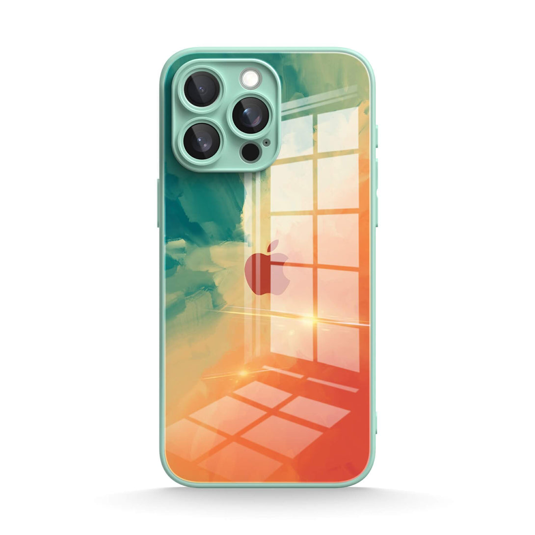 Orange Green - iPhone Case