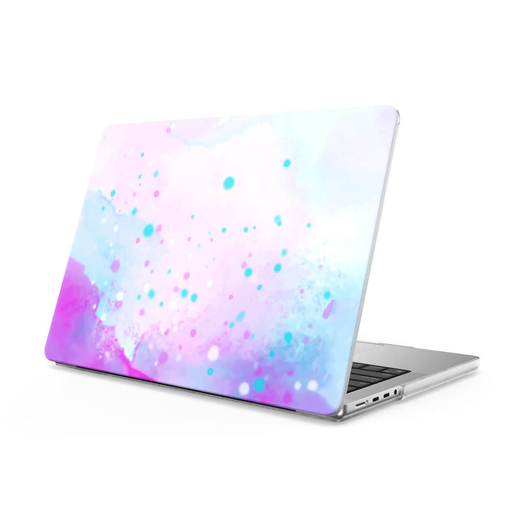 Watercolor Pink Blue - Macbook Case