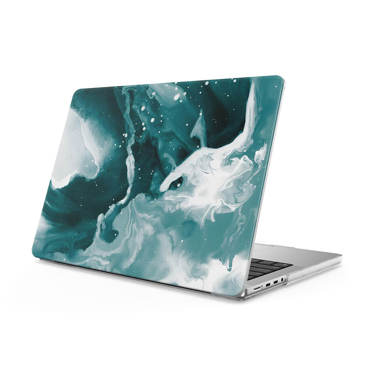 Green Wave Jade - Macbook Case