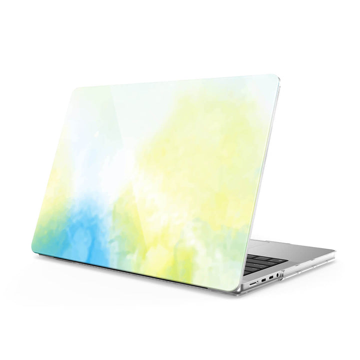 Yellow Blue - Macbook Case