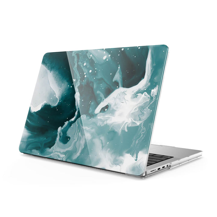 Green Wave Jade - Macbook Case