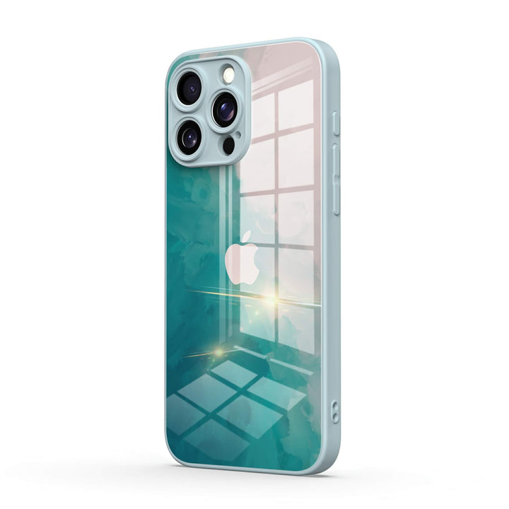 Vert Blanc - Coque iPhone