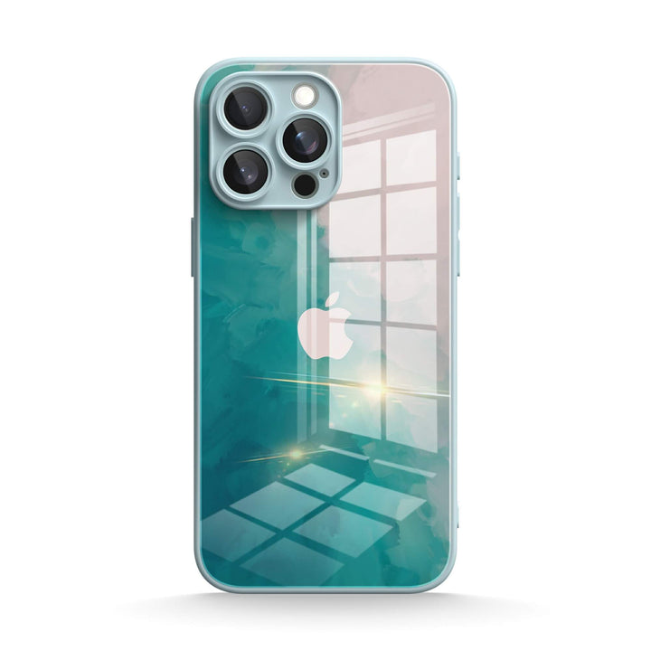 Vert Blanc - Coque iPhone