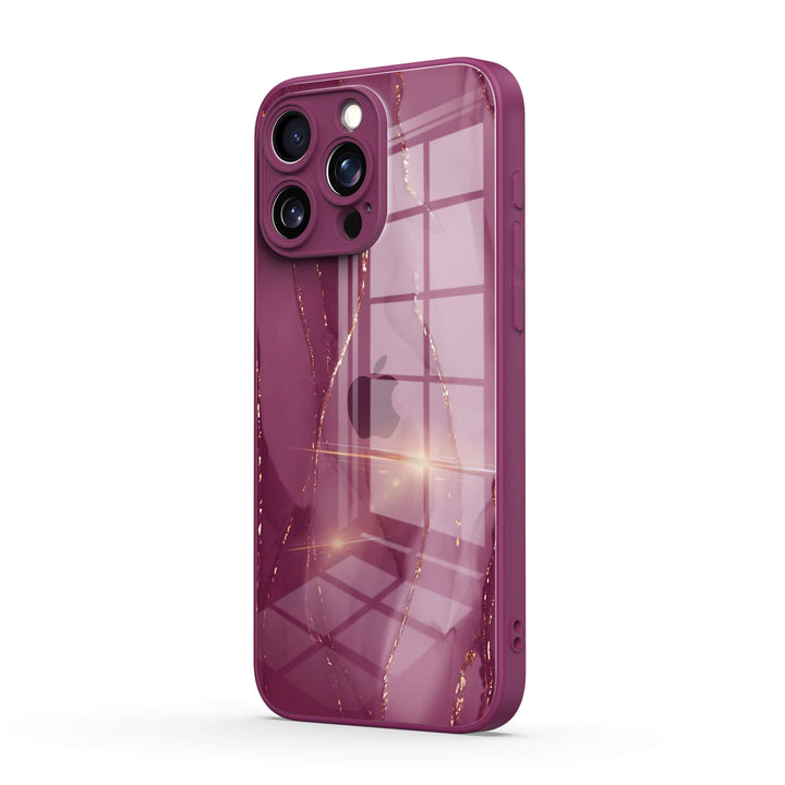 Gilt Plum Red - iPhone Case